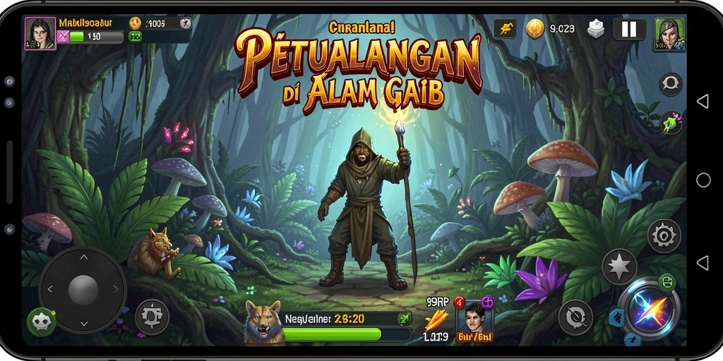 Menampilkan gameplay petualangan yang mengasyikkan di 99RP.