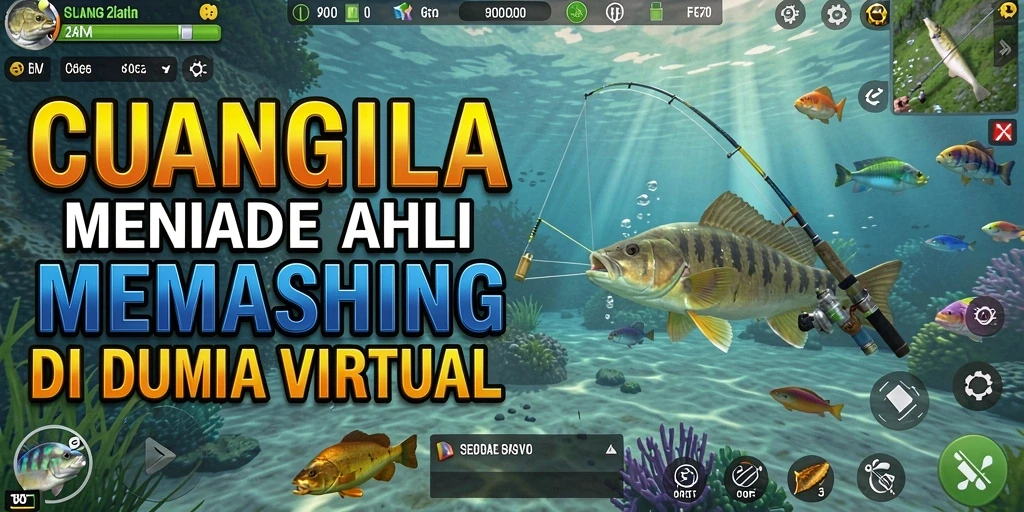 Tangkapan ikan yang menarik dalam gameplay CUANGILA.