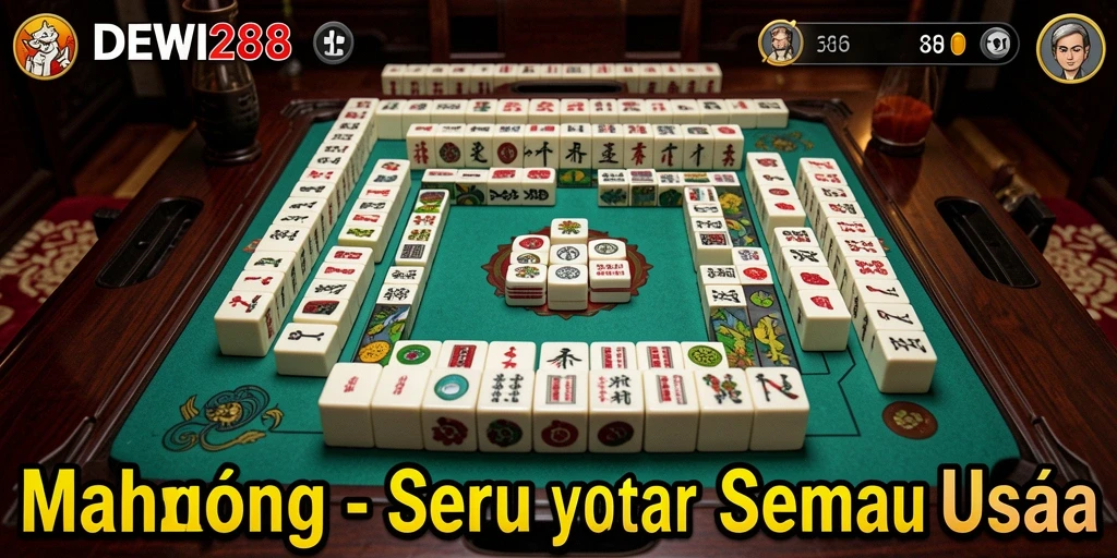 Screenshot gameplay DEWI288 yang menampilkan pengalaman bermain Mahjong yang menarik.