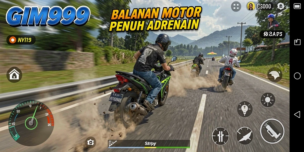 Tampilan gameplay GIM999 yang mendebarkan dan memikat.