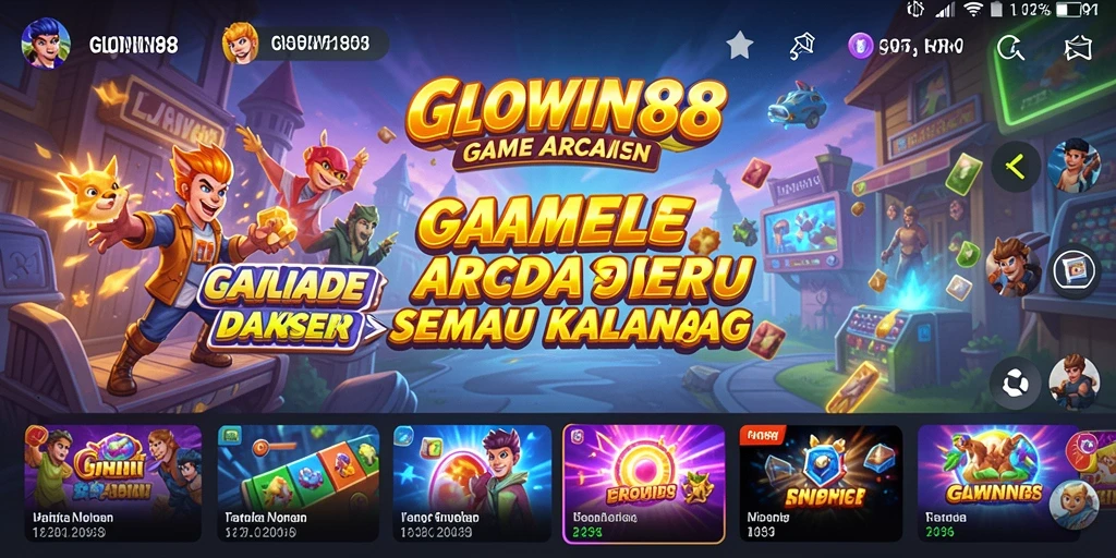 Gameplay seru dalam GLOWIN88 dengan grafis menarik.