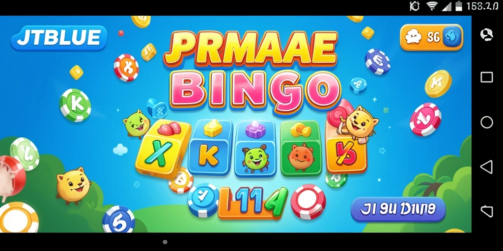 Tampilan gameplay JTBLUE dengan berbagai tema Bingo.