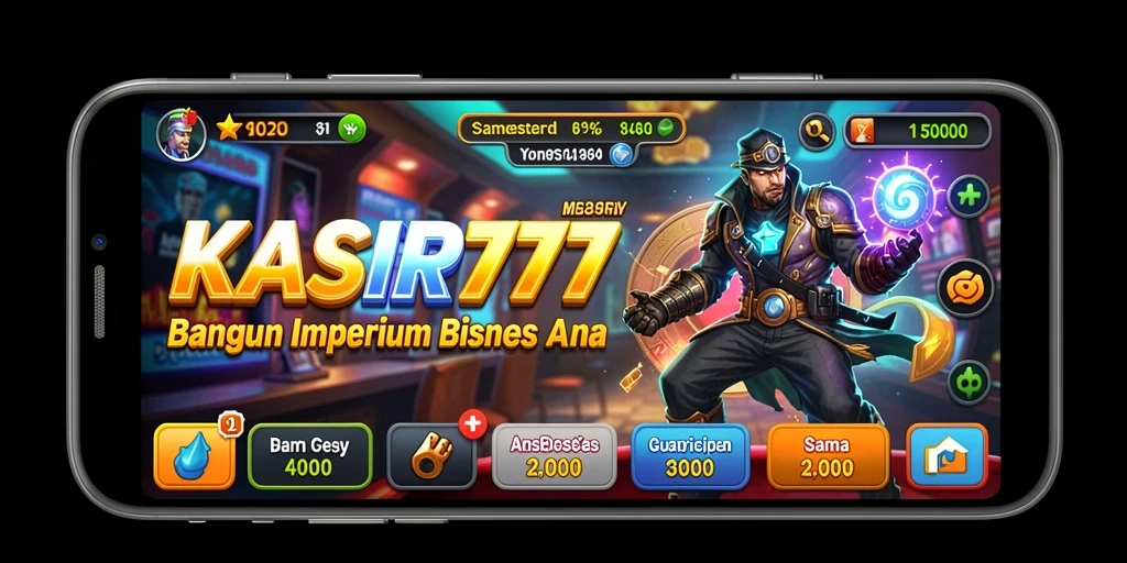 Tampilan gameplay KASIR777 yang menarik dalam dunia Tycoon.