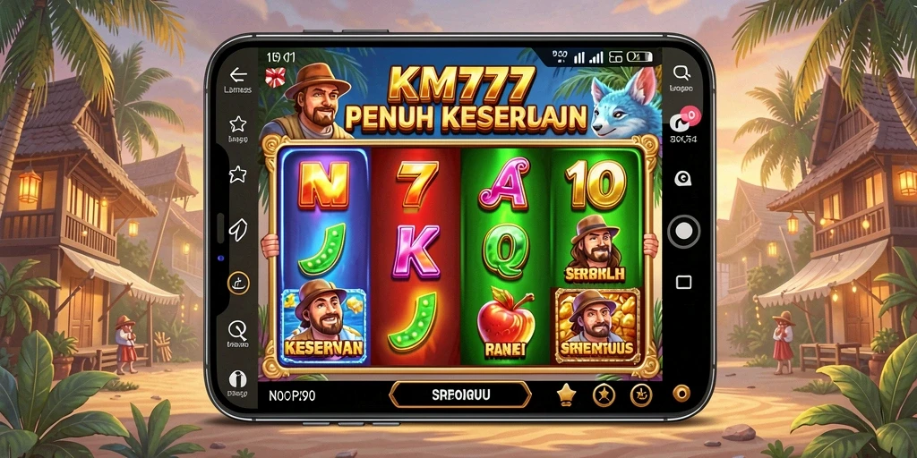 Tampilan menarik dan seru dari permainan Slot KM777.