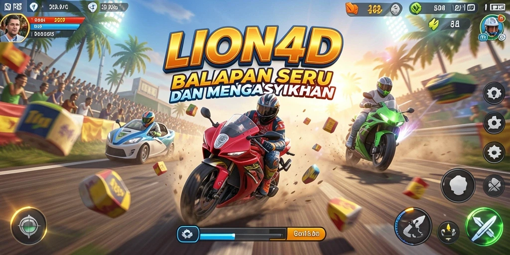 Tampilan gameplay LION4D yang mendebarkan dan penuh aksi.