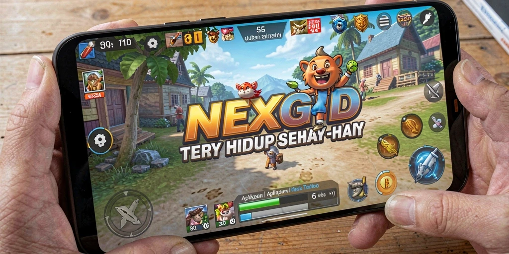 Tampilan antarmuka NEXGID yang sederhana dan fungsional.