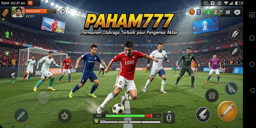 Screenshot gameplay PAHAM777 menunjukkan aksi mendebarkan dalam olahraga.