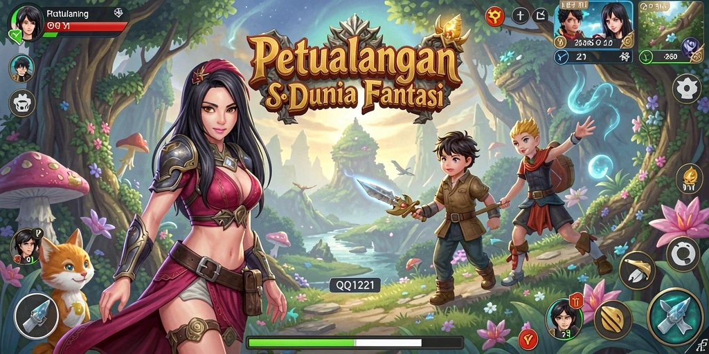 Tampilan gameplay <strong>QQ1221</strong> yang menakjubkan dengan petualangan seru.