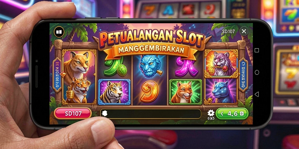 Tampilan menarik dari gameplay Slot di SD107