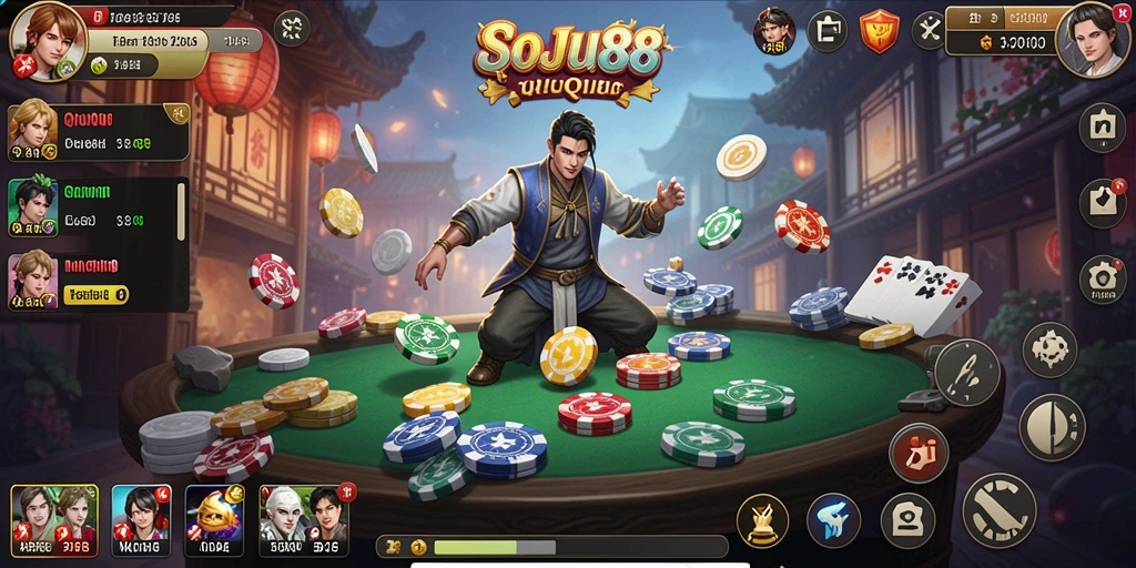 Tampilan gameplay seru di SOJU88 yang menggugah semangat bersaing.