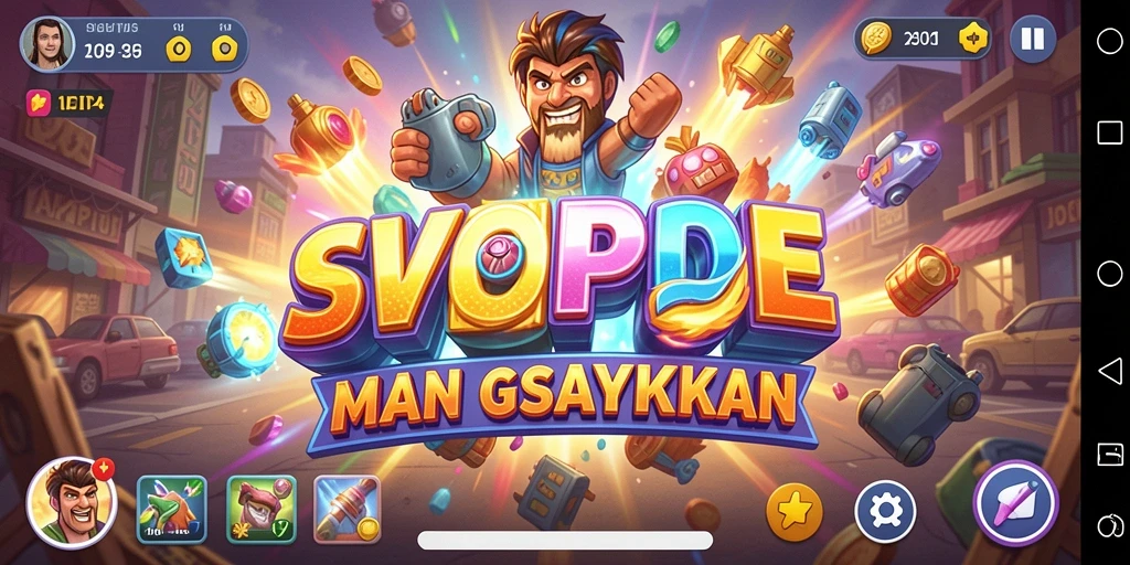 Screenshot utama SVIP10 menampilkan aksi gameplay Arcade yang mendebarkan.