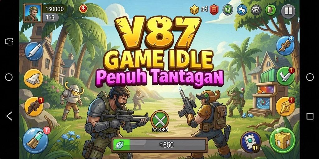 Tampilan menakjubkan dari gameplay V87 yang menarik.