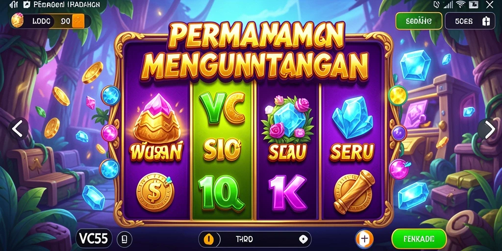 Tampilan gameplay seru dalam slot VC55 yang memikat.