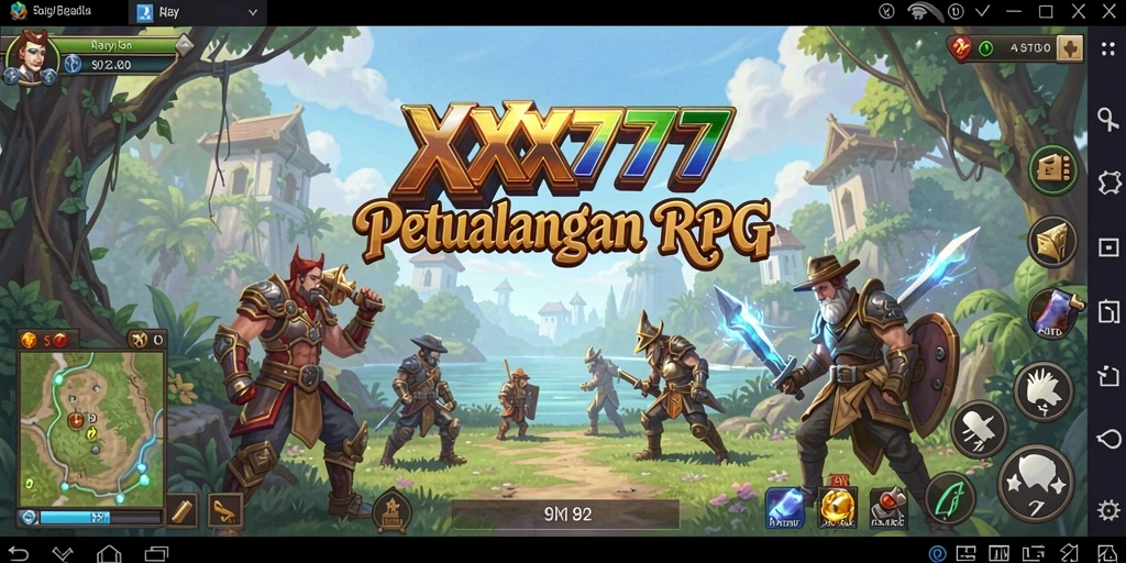 Tampilan gameplay XXX777 yang menakjubkan dan mendebarkan dalam petualangan RPG.